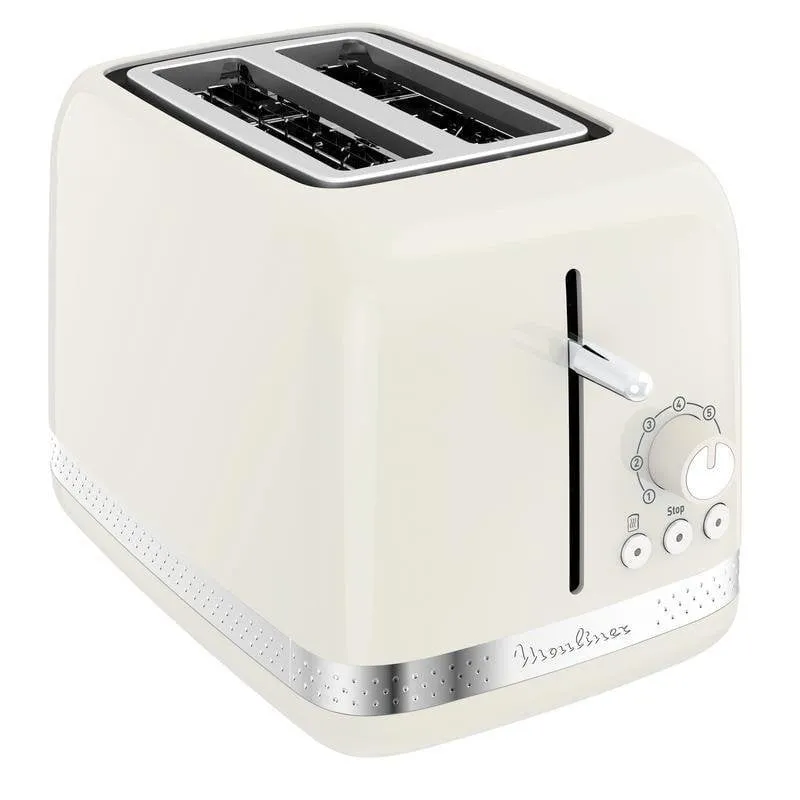 Tostapane Moulinex Soleil LT300A10 2 fessure 850 W 7 livelli Scongelamento Avorio