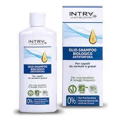 Shampoo capelli Intra olio biologico antiforfora per capelli da normali a grassi (200ml)