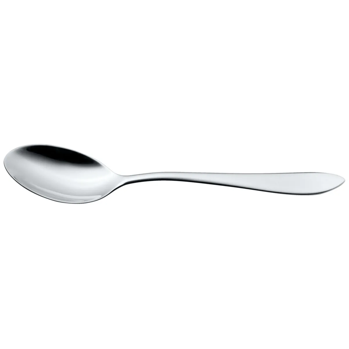 12x VEGA Cucchiaino tè Salerno opaco; 13.3 cm (L); argento, manico argento; 12 pz. / Pacco