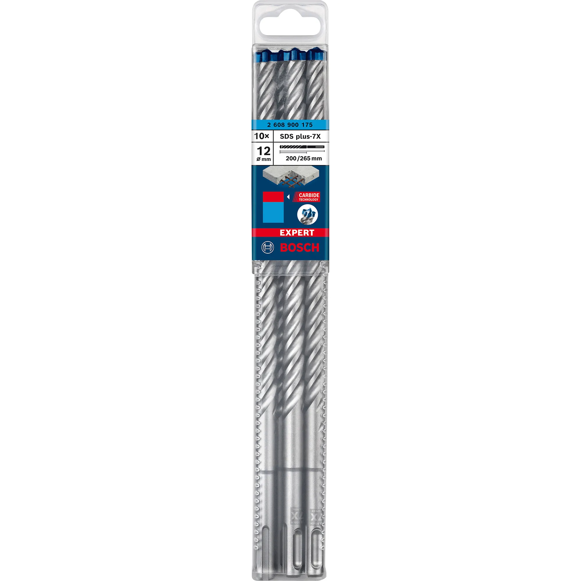 Expert Punta per martelli SDS plus-7X, Trapano