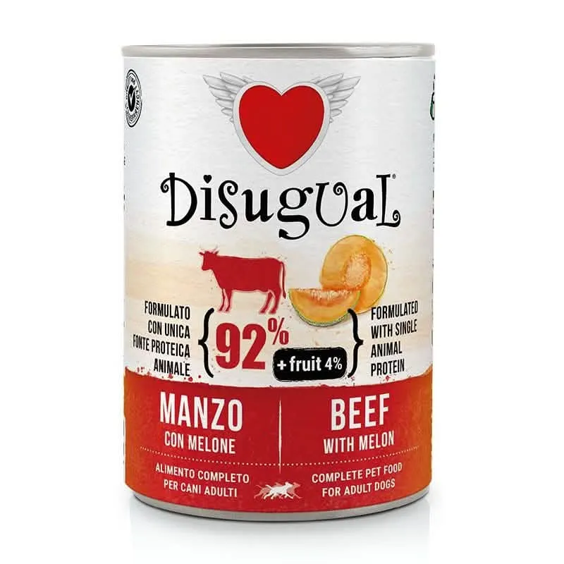 DISUGUAL CANE FRUIT (Fresh Fruit Plus) ADULTO MANZO & MELONE LATTINA 400 GR
