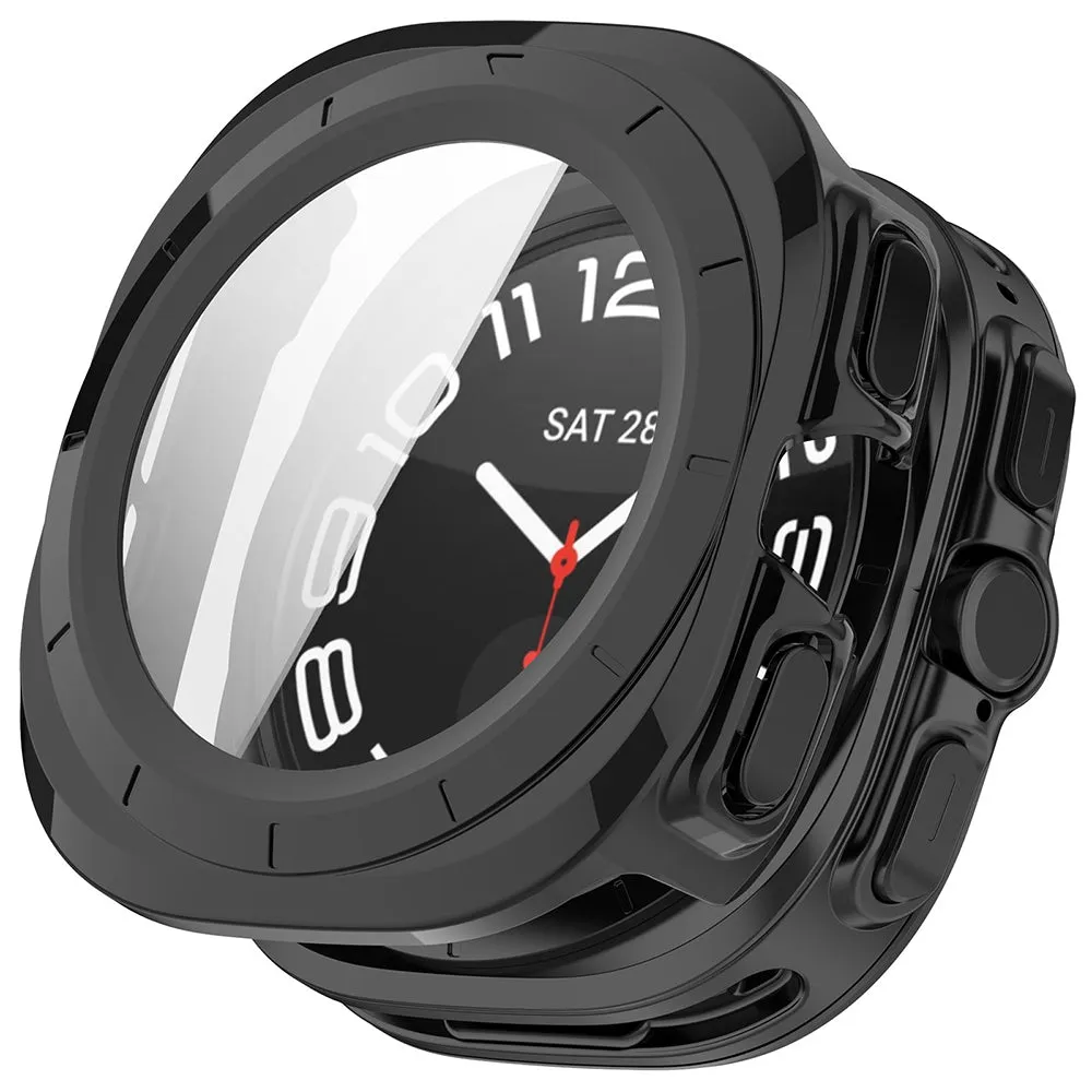 Custodia per Samsung Galaxy Watch Ultra2, Techsuit, Defense360 Pro, Nera