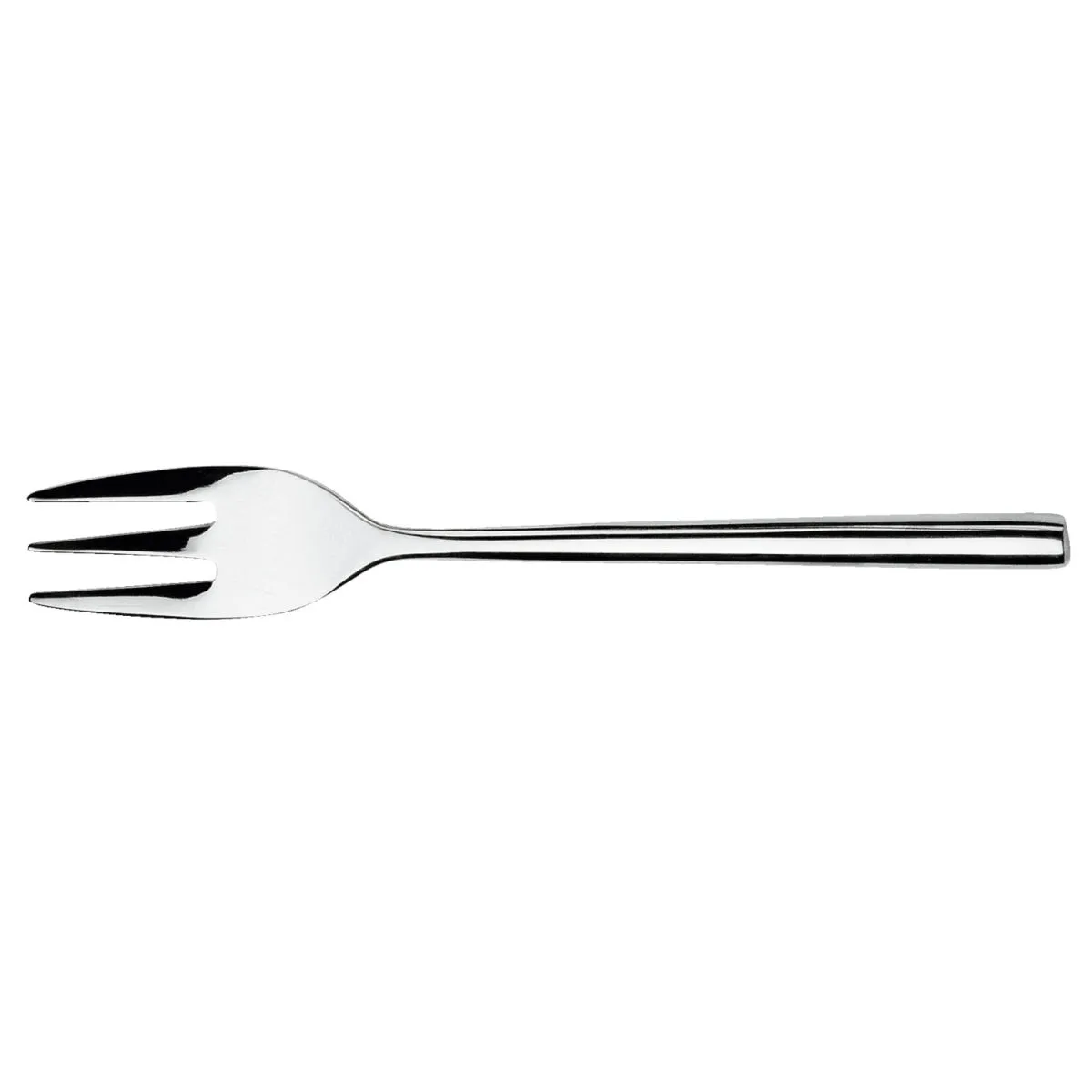 12x VEGA Forchetta da dolce London; 14.6 cm (L); argento, manico argento; 12 pz. / Pacco