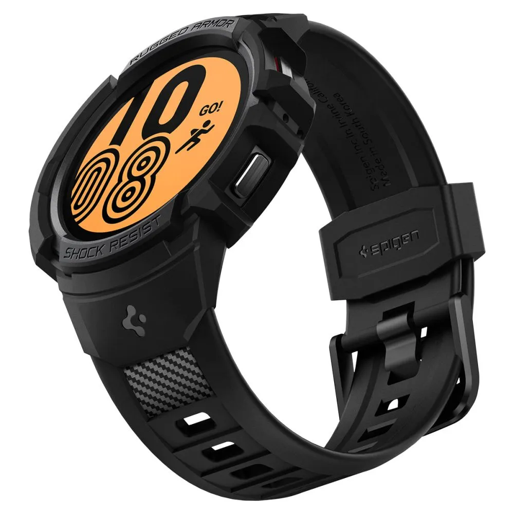 Custodia Spigen Rugged Armor Pro per Google Pixel Watch 45mm Series, Nera ACS11223