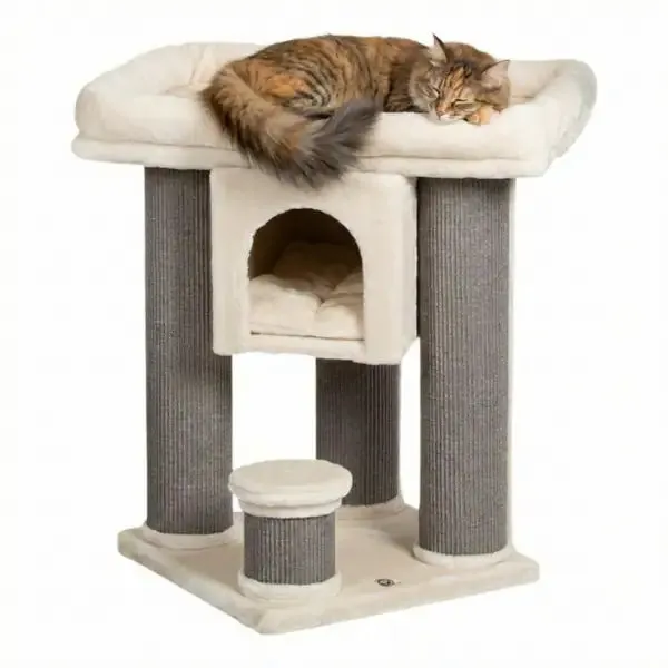 Cuccia con tiragraffi integrato in sisal Calgary CanadianCat Misura 96x86x96 cm - Tiragraffi gatto