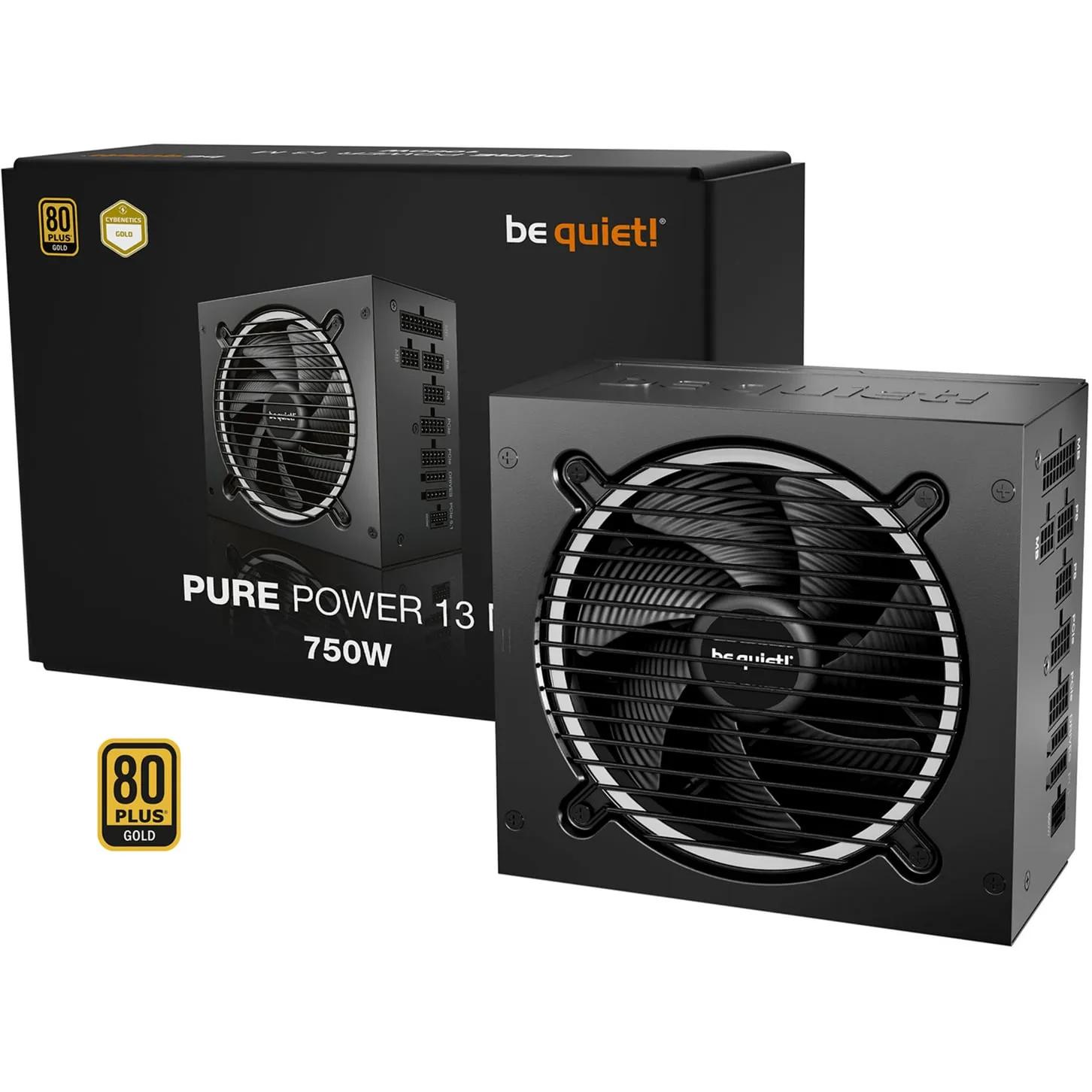 Pure Power 13 M | 750W alimentatore per computer 20+4 pin ATX ATX Nero, Alimentatore PC