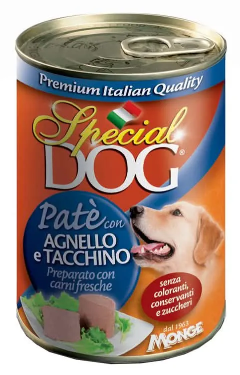 Special dog pate' agnello tacchino 400 g