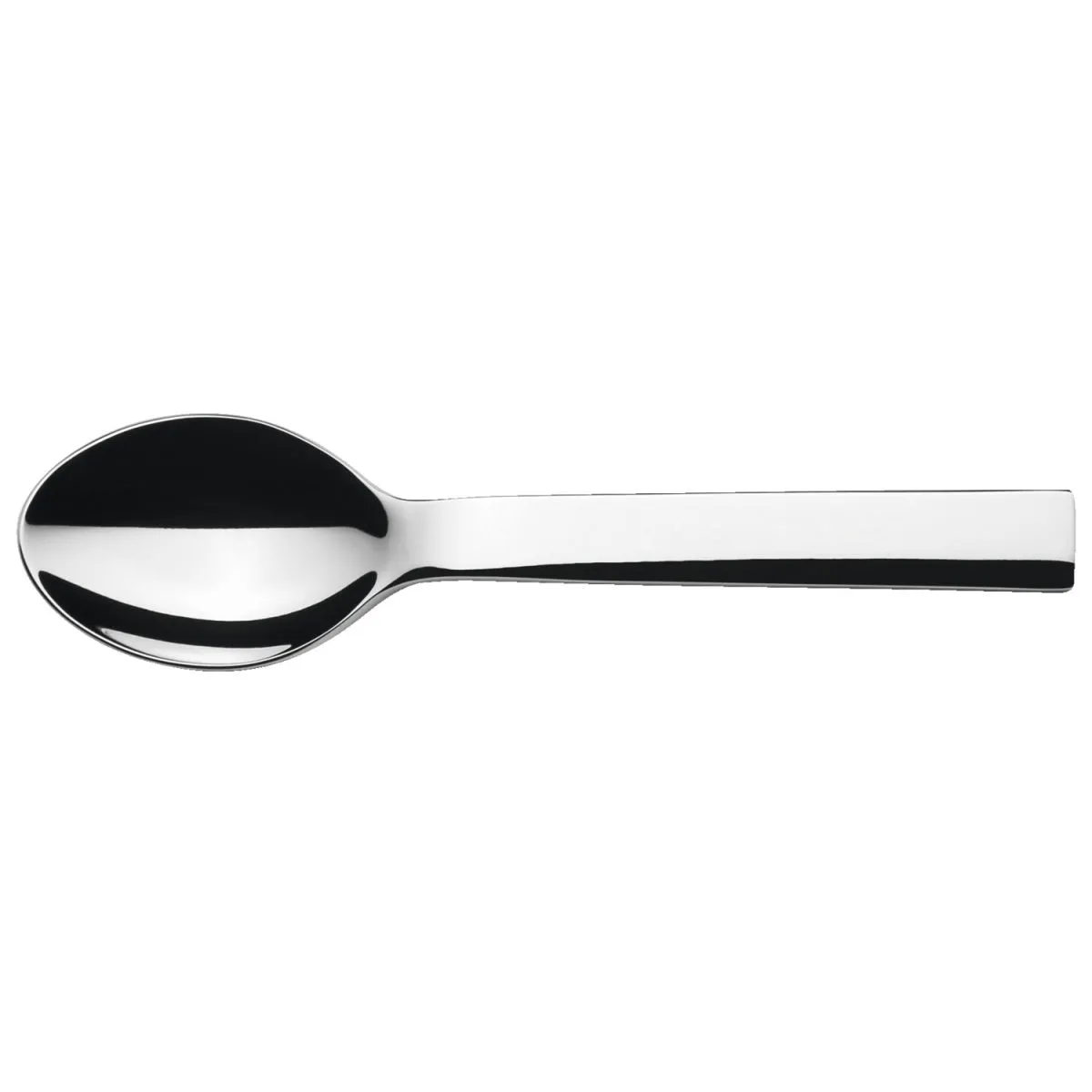 6x VEGA Mini cucchiaio Natura; 12.2 cm (L); argento, manico argento; 6 pz. / Pacco