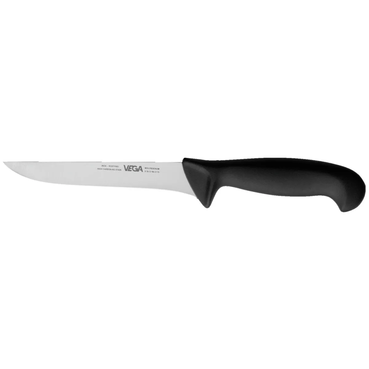 VEGA Coltello per disossare Messina; lunghezza lama 15 cm, 28.5 cm (L); nero/argento
