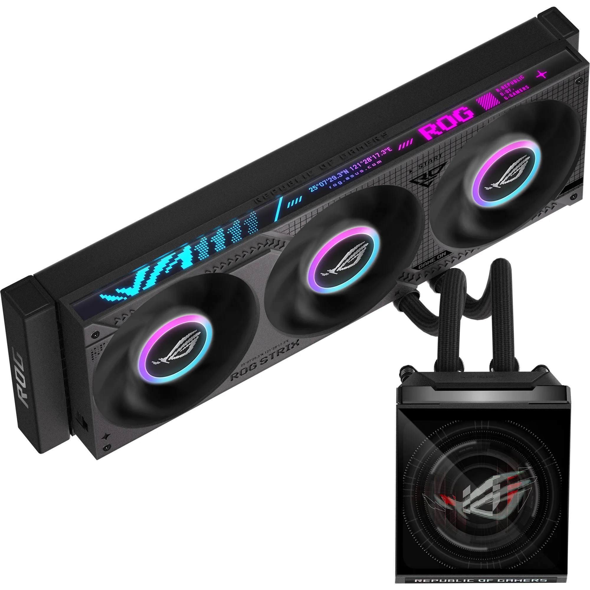ROG Strix SLC IV 360 ARGB LCD, Raffreddamento ad acqua