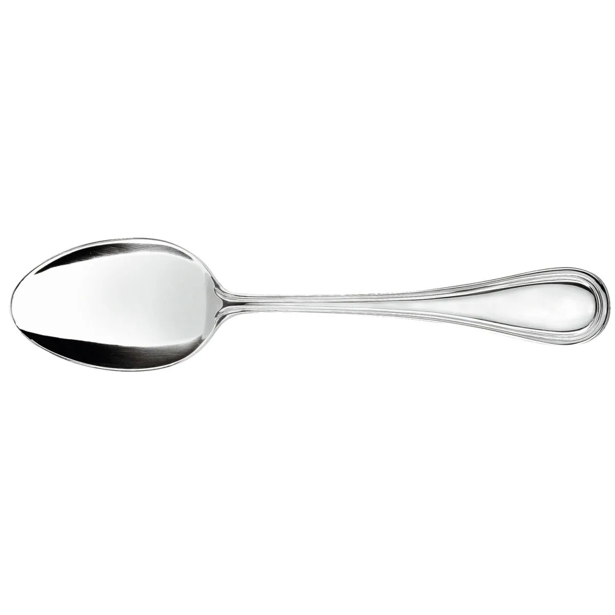 12x VEGA Cucchiaio da tavola San Remo; 19.5 cm (L); argento, manico argento; 12 pz. / Pacco