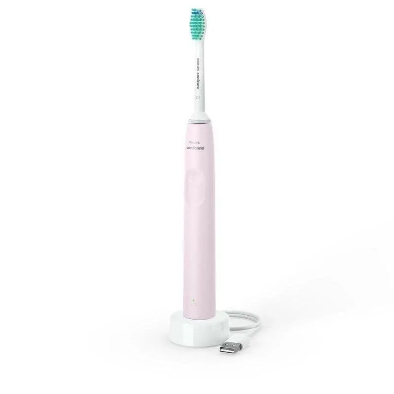 Spazzolino Elettrico Philips Sonicare 2100 Rosa Timer Sonico Batteria Integrata