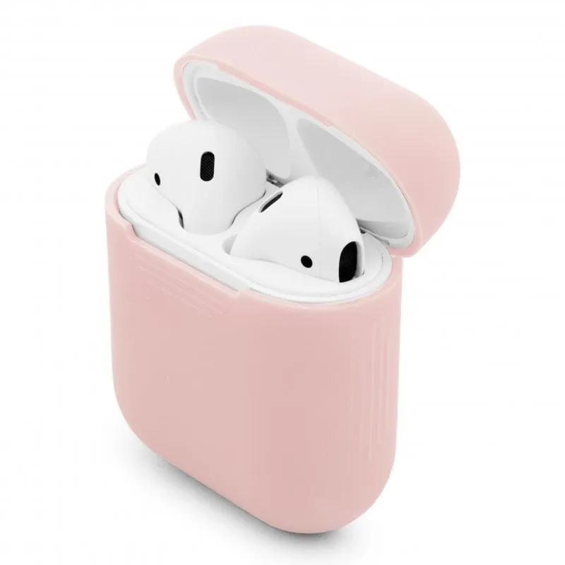 Custodia protettiva PcCom Essential per Airpods rosa