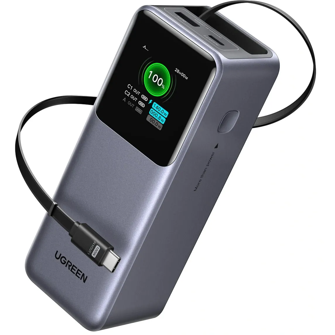 PB726 Powerbank 20.000mAh 165W con cavo retrattile