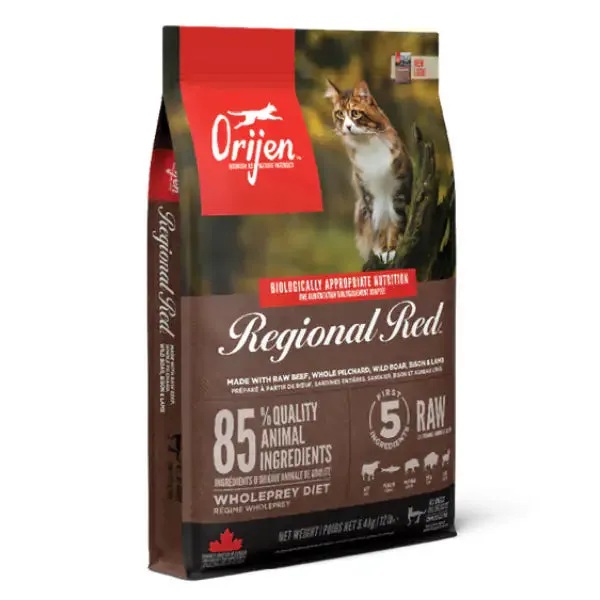 Orijen Regional Red Cat Food 5,4 kg - Croccantini per gatti