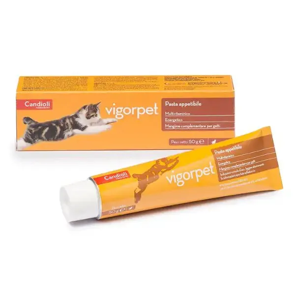 Candioli Pharma Vigorpet Supporto multivitaminico Pasta per gatti 50 gr - Integratori per gatti