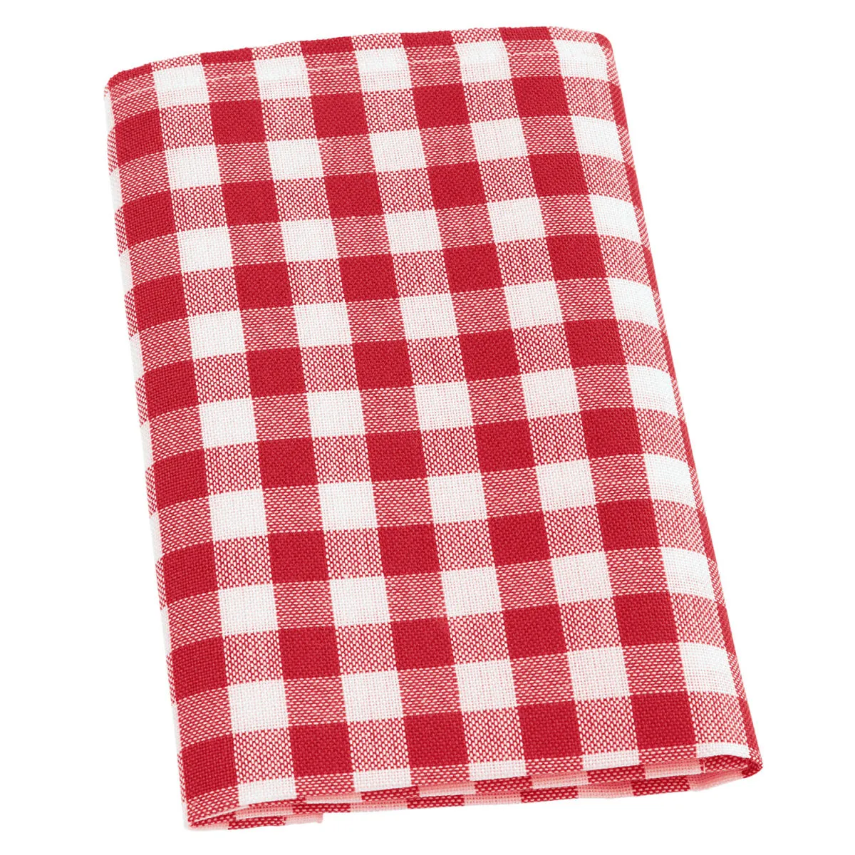 6x ERWIN M. Tovagliolo Rustica; 40x40 cm (LxL); rosso/bianco; 6 pz. / Pacco