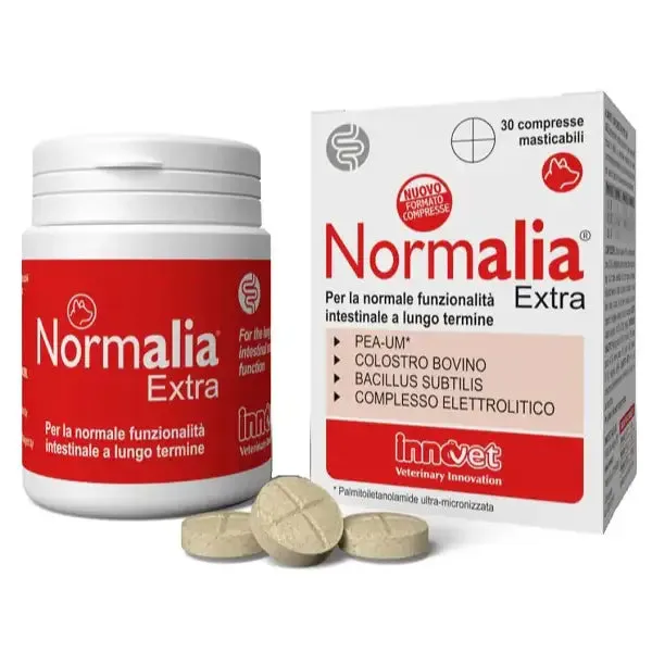 Innovet Normalia Extra Supporto intestinale Compresse per cani 30 Compresse - Integratori per cani