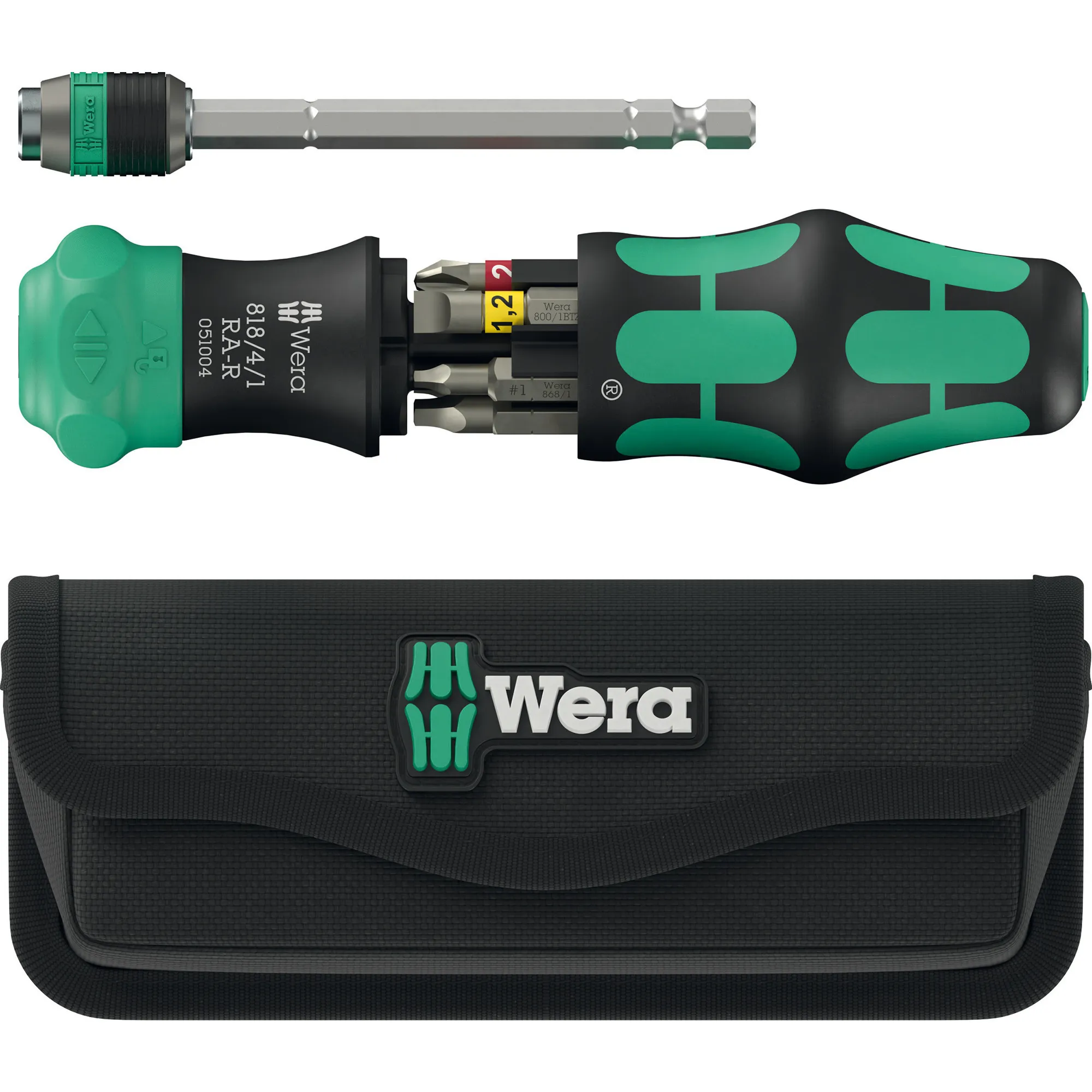 Kraftform Kompakt 26 RA-R con borsa, Set di bit