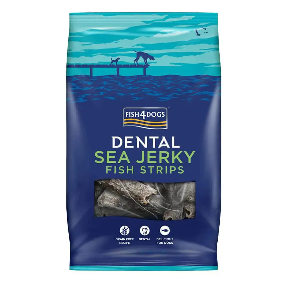 Fish4Dogs Sea Jerky Skinny Strips (pelle essiccata) 100 gr