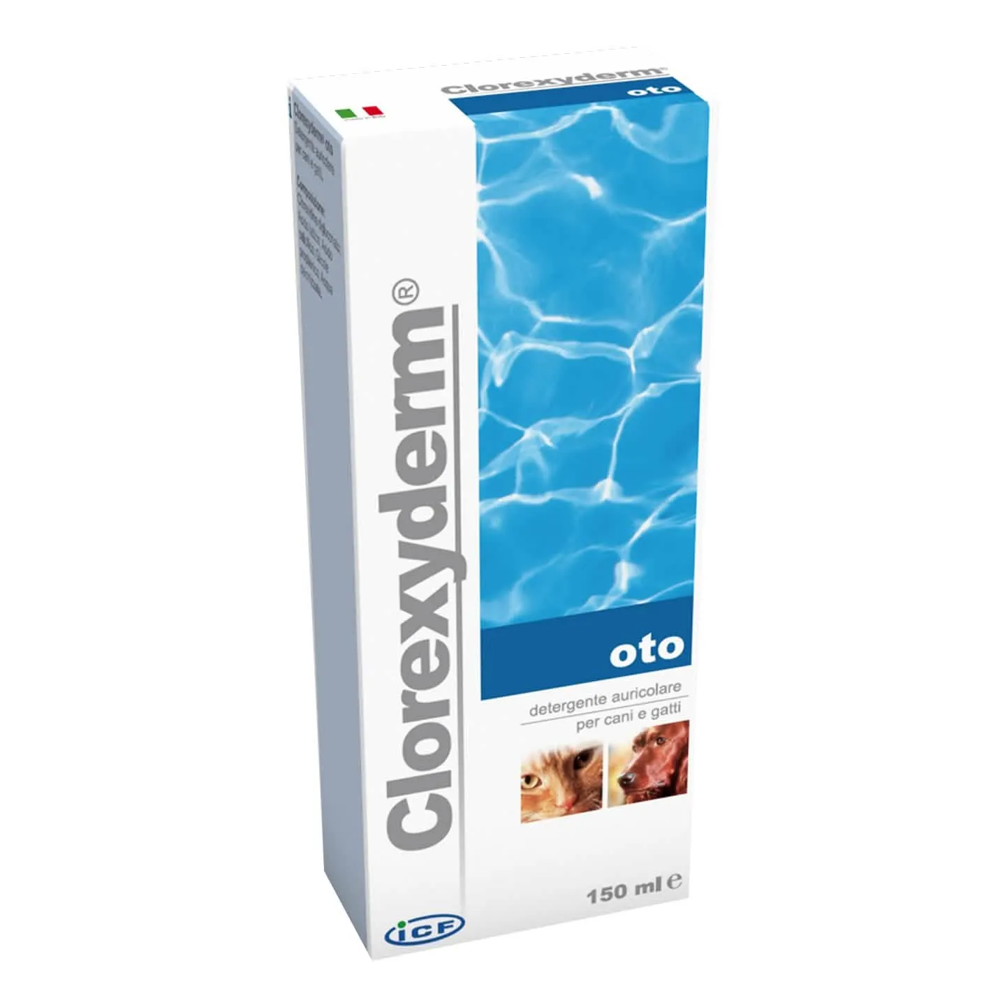 Clorexyderm Oto Liquido 150 ml - Detergente Auricolare per Cani e Gatti