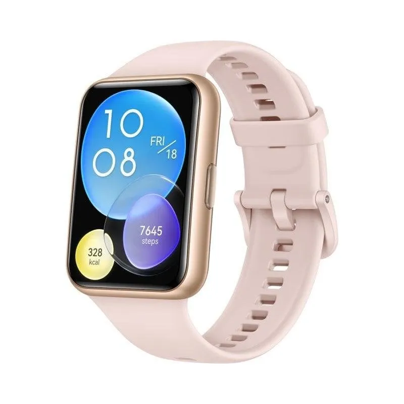 Huawei Watch Fit 2 Bluetooth GPS 33mm AMOLED Rosa Sakura Pink Resistenza all'Acqua 5ATM