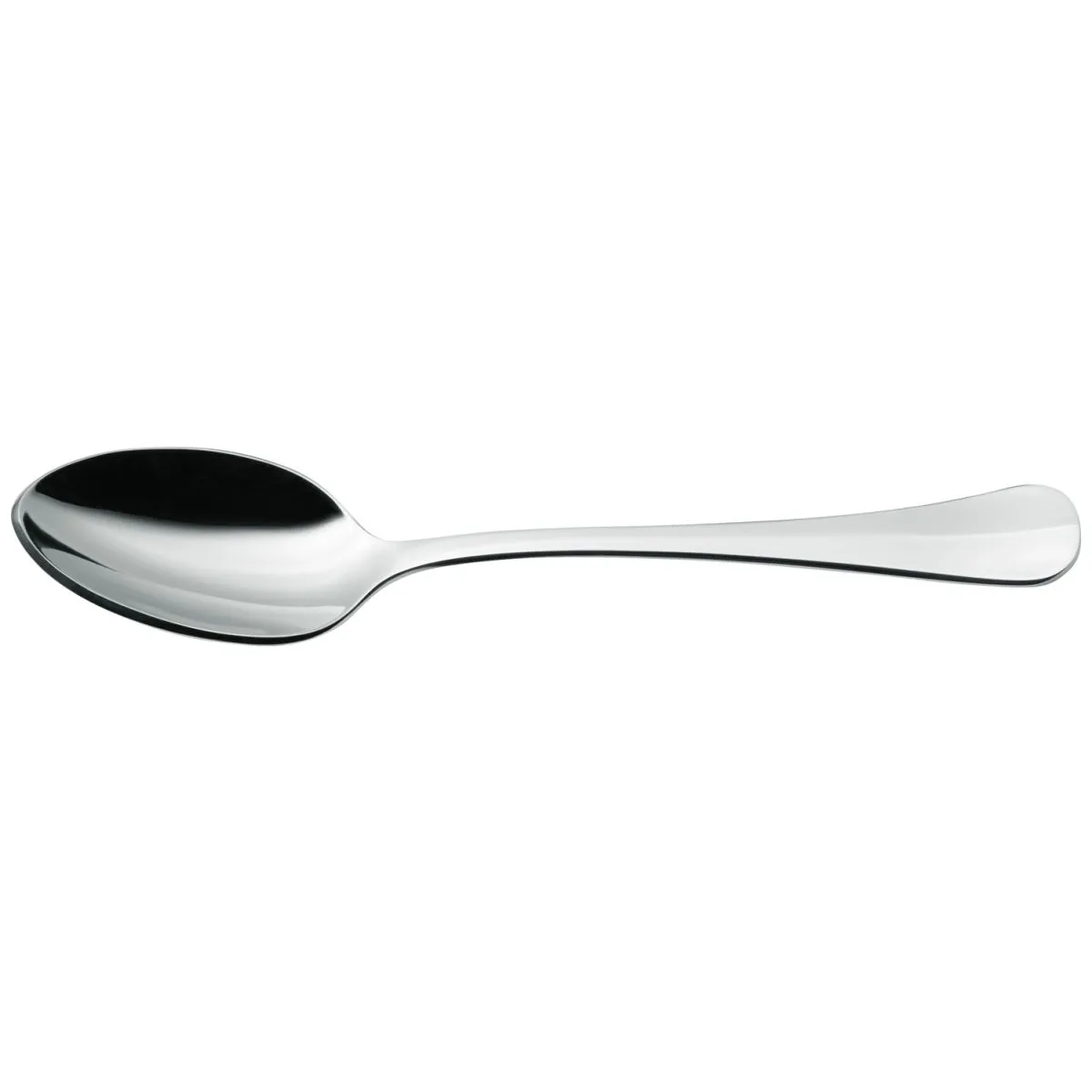 12x VEGA Cucchiaino tè Baguette; 14 cm (L); argento, manico argento; 12 pz. / Pacco