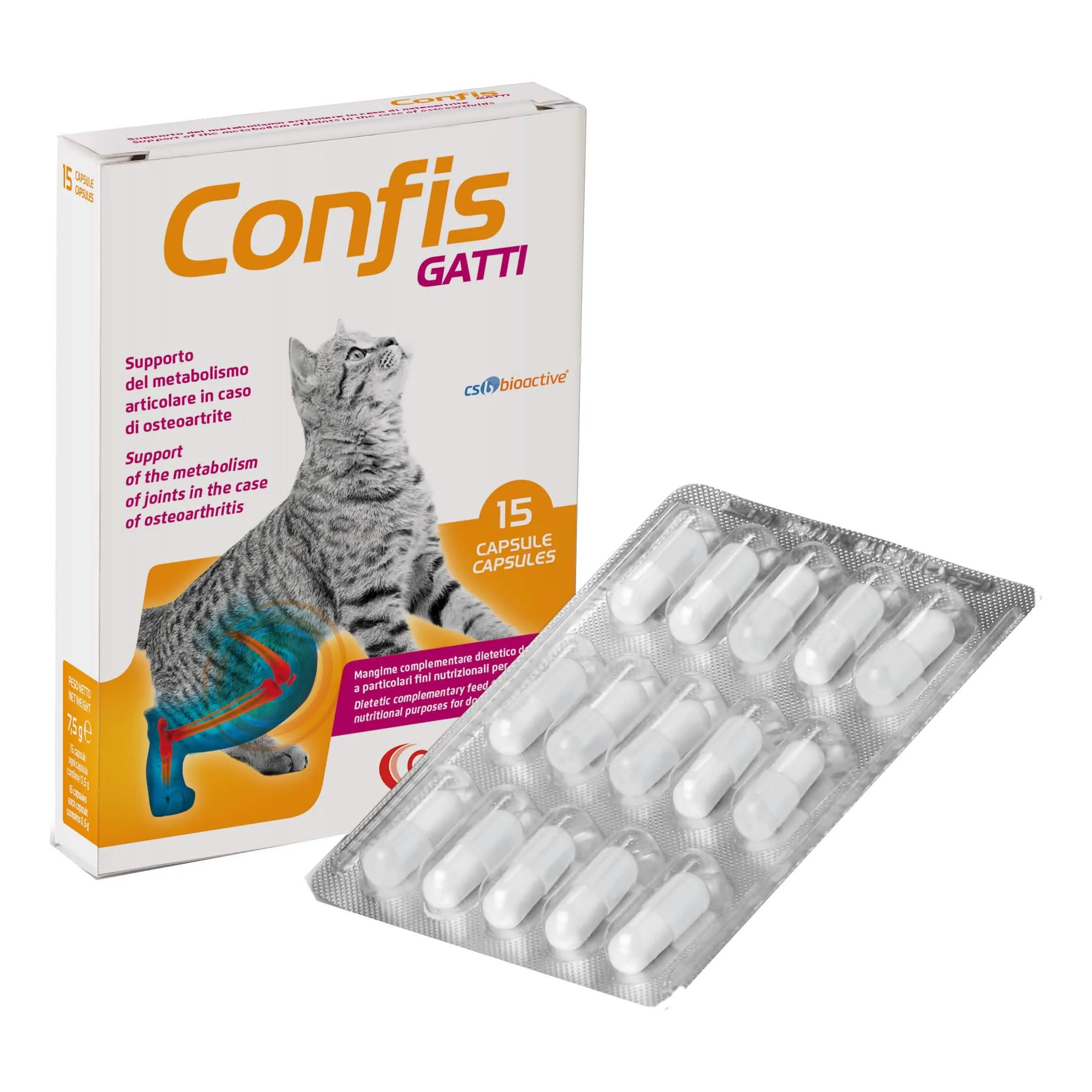 Confis gatti 15 capsule