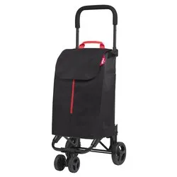 Carrello spesa (50Lt) TWIN NEW (52x39x95cm) Nero 169324
