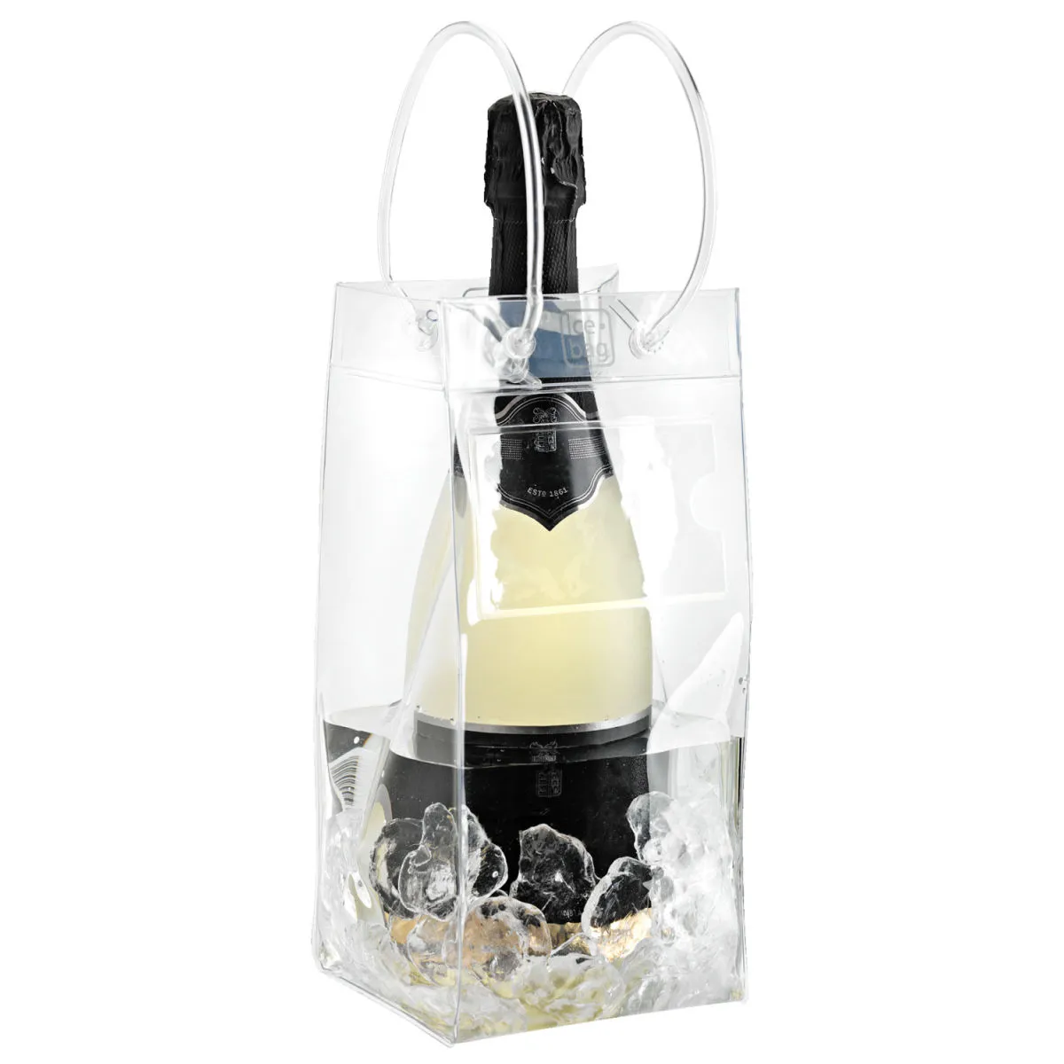 6x Ice.Bag Rinfrescatore Ice.Bag®; 25 cm (H); trasparente; 6 pz. / Pacco