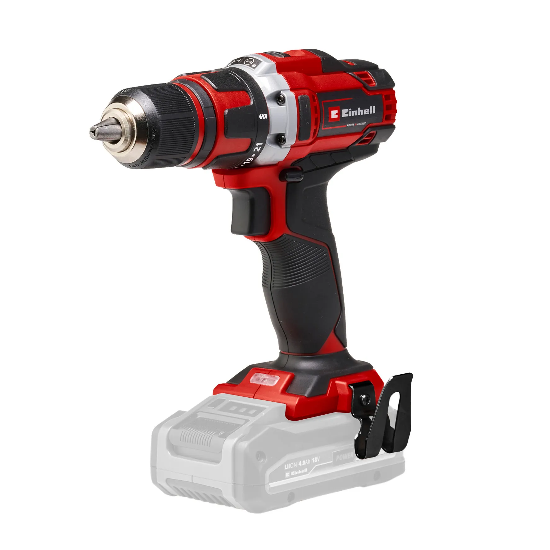TE-CD 18/40 Li-Solo 1500 Giri/min Senza chiave 1,1 kg Nero, Rosso, Trapano avvitatore