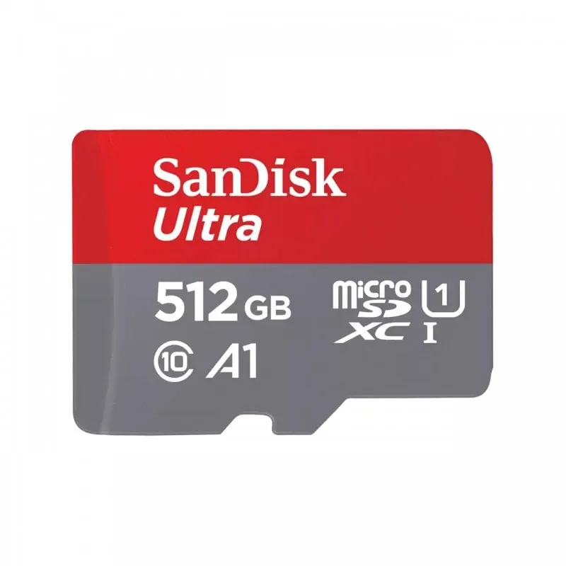 SanDisk Ultra microSDXC 512GB UHS-I A1 Classe 10 con adattatore