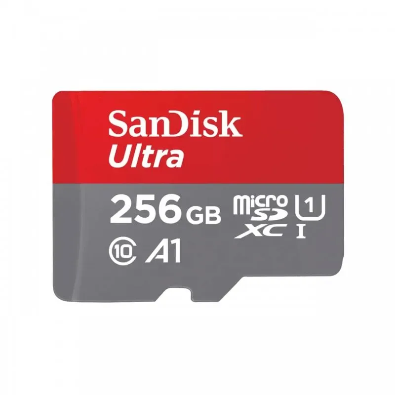SanDisk Ultra microSDXC 256 GB UHS-I A1 Classe 10 con adattatore