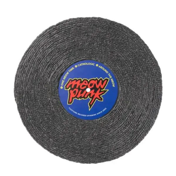 Tiragraffi per gatti disco vinile FuzzYard Meow punk - Tiragraffi gatto