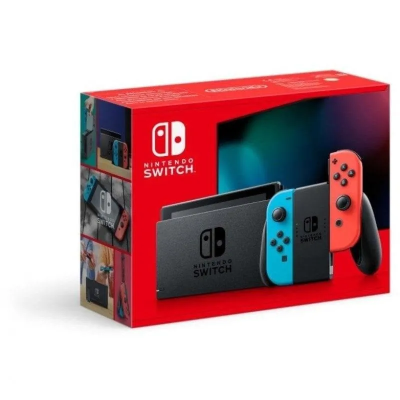 Nintendo Switch V3 Portatile Nvidia Tegra 32GB Joy-Con Blu Rosso