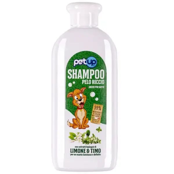 Shampoo definizione per cani a pelo riccio e gatti PetUp 250 ml