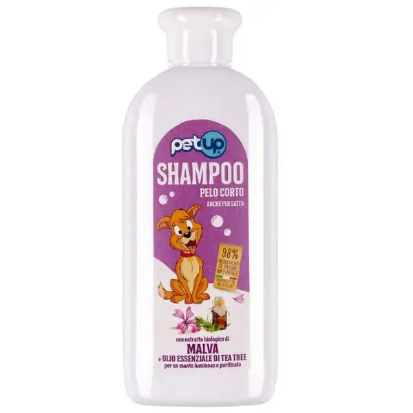 Shampoo purificante per cani a pelo corto e gatti PetUp 250 ml