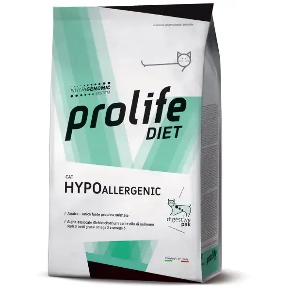 Prolife Veterinary Diet Cat Hypoallergenic Anatra 300 gr - Dieta veterinaria per gatti