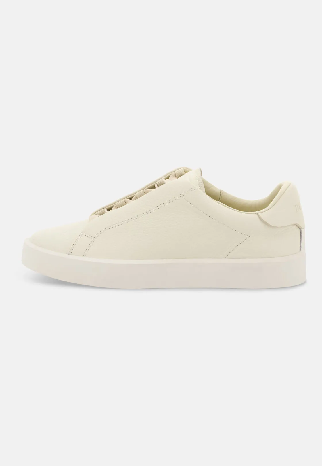 Boggi, Sneakers Essence In Pelle Bottalata, Uomo, Bianco, Taglia: 39-5