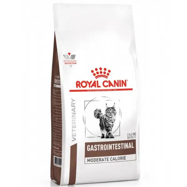 Royal Canin Veterinary Diet Gastrointestinal Moderate Calorie Feline 2 kg - Dieta veterinaria per gatti
