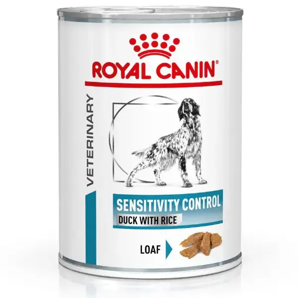 Royal Canin Veterinary Diet Sensitivity Control 410 gr Anatra e Riso - Dieta veterinaria per cani