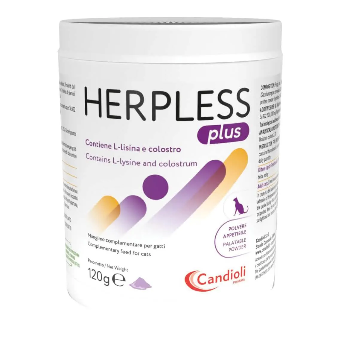 Herpless plus polvere 120 g