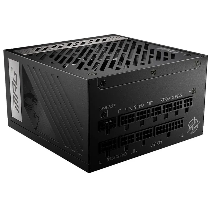 MSI MPG A1000G PCIE5 1000W 80 Plus Gold completamente modulare