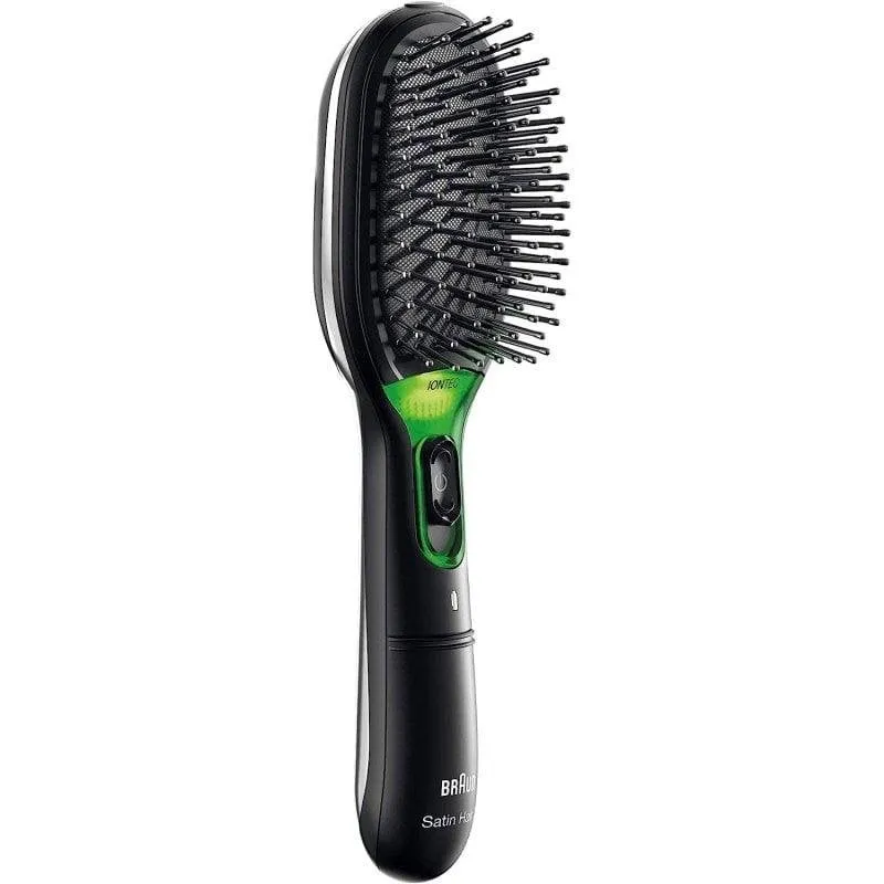 Spazzola Ionica Senza Fili Braun Satin Hair 7 BR710 Spegnimento Automatico Nero Verde