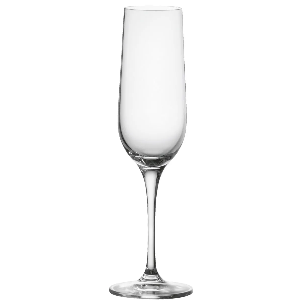 6x VEGA Flute champagne Château con tacca; 180 ml, 4.3x21.9 cm (ØxH); trasparente; 0.1 l Segno di riempimento, 6 pz. / Pacco