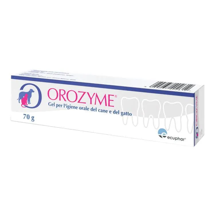 Orozyme gel igiene orale 70 g con tubo applicatore e spazzolino
