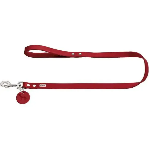 Guinzaglio Leash Aalborg in cuoio di bovino Hunter Rosso 20/100