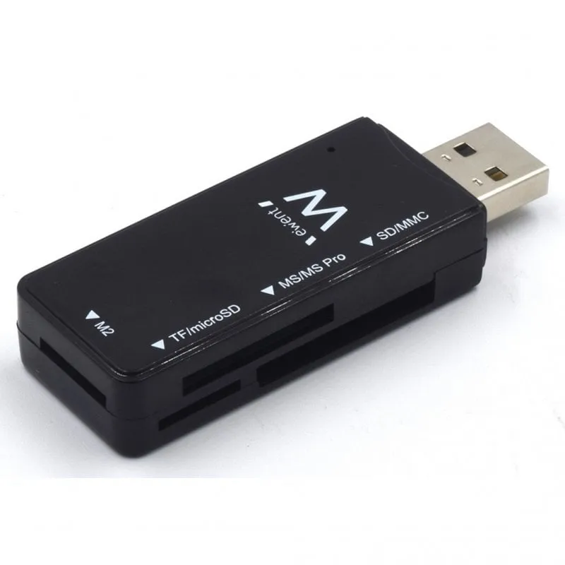Ewent EW1049 lettore di schede USB 2.0 Nero