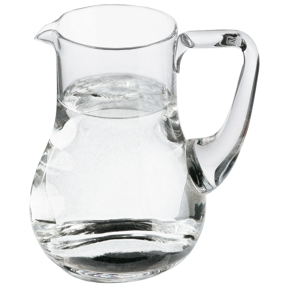 6x VEGA Caraffa Elba; 570 ml, 6.4x13.2 cm (ØxH); trasparente; rotonda; 0.5 l Segno di riempimento, 6 pz. / Pacco