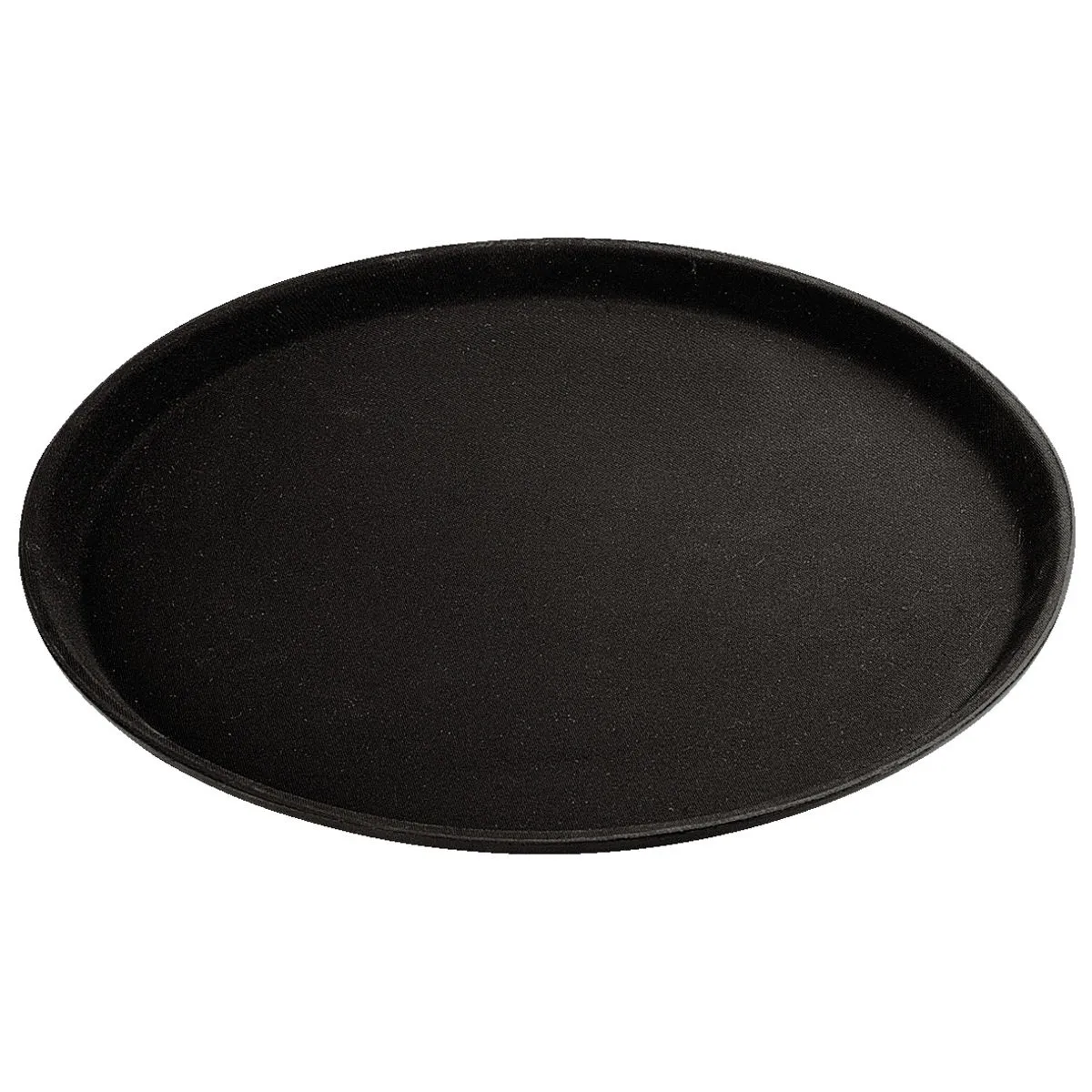 VEGA Vassoio bar Fibra rotondo; 35.5x2.3 cm (ØxH); nero; rotonda